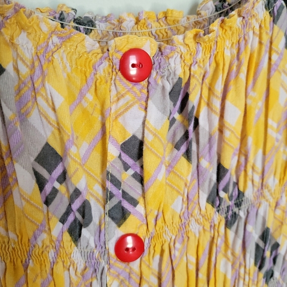 ‼️SOLD‼️Handmade Vintage Off the Shoulder Peasant Dress from Italy 🇮🇹 - Picture 9 of 13